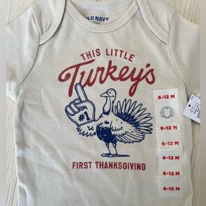 This Little Turkeys First Thanksgiving, onesie•NEW•